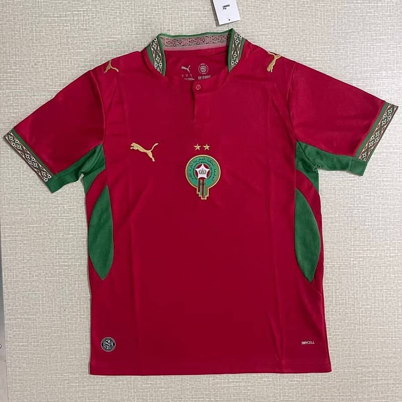 2026 Morocco Home Two stars S-4XL