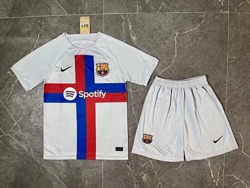 Colorful club jerseys from Europe's top five leagues on display